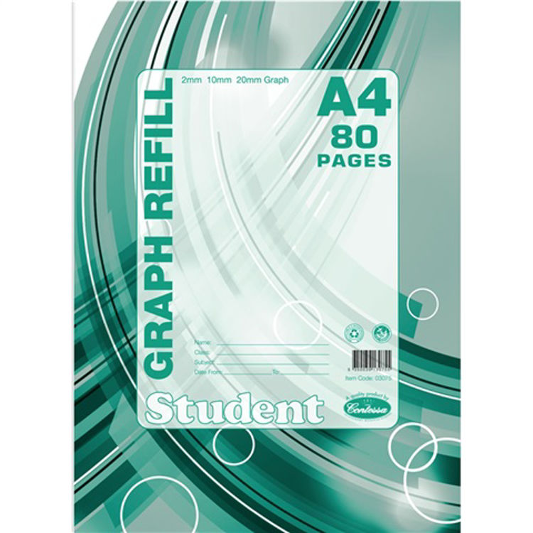 Picture of 0755-Refill Pad – Graph Refill Pad A4 – (Contessa)